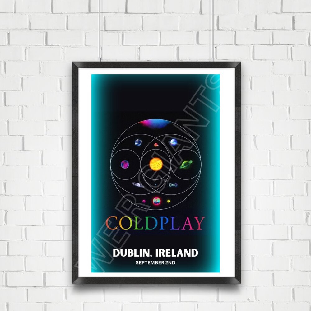 Billie Eilish TD Garden Concert Poster 11 " x 1 7" Art Print